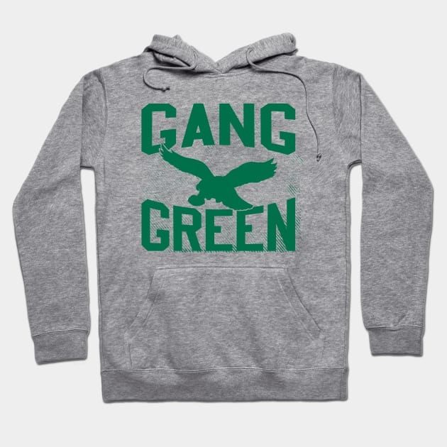 Gang Green Hoodie by DGNGraphix